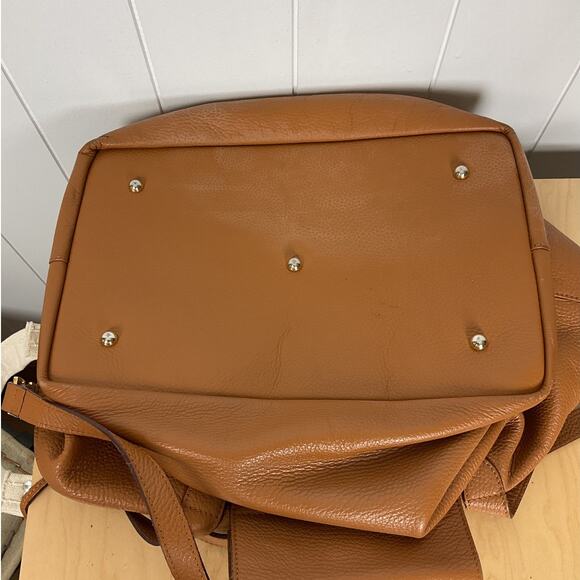 Meli Melo Thela Carmel Color Pebbled Leather Large Size Bag Purse‎ - Picture 11 of 11